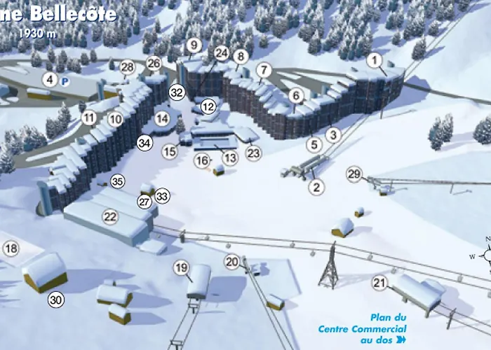 Plagne Bellecote - T2 Pour 4 Pers - Animaux Admis - Fr-1-181-2873 Apartament