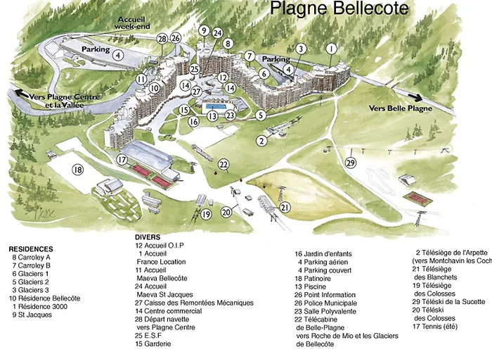 Plagne Bellecote - T2 Pour 4 Pers - Animaux Admis - Fr-1-181-2873 Apartament *